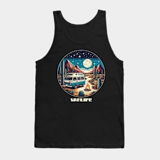 Desert Vanlife night sky Tank Top